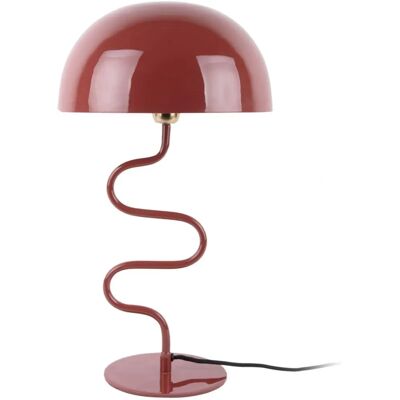 Present Time Twist Tischlampe - Rot Ochre - Moderner Dreh-Design Present Time Twist Tischlampe - Rot Ochre - Moderner Dreh-Design