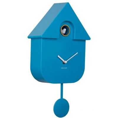 Karlsson Moderne Kuckucksuhr - Blau Karlsson Moderne Kuckucksuhr - Blau