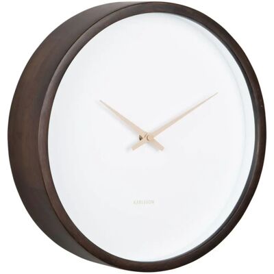 Karlsson Puinen Seinäkello - 32,6cm - Hiljainen Liike - Luonnollinen Viimeistely - Seinäkello Karlsson Puinen Seinäkello - 32,6cm - Hiljainen Liike - Luonnollinen Viimeistely - Seinäkello