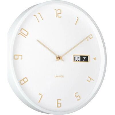 Karlsson Weiße Flip Wanduhr - Wanduhr Karlsson Weiße Flip Wanduhr - Wanduhr