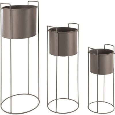 PRESENT TIME Essence Metal Rund Plantepotte - Plantepotte PRESENT TIME Essence Metal Rund Plantepotte - Plantepotte