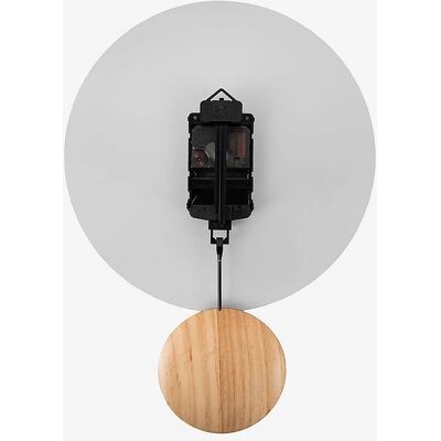 Ceas de Perete Karlsson Arlo - Design minimalist Pânză verde sticlă Pendul din lemn natural Ceas de Perete Karlsson Arlo - Design minimalist Pânză verde sticlă Pendul din lemn natural