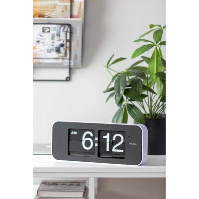 Karlsson Wide Flip White Clock - Clock Karlsson Wide Flip White Clock - Clock