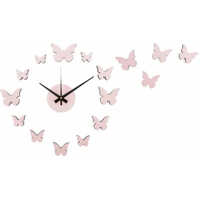Karlsson Rosa Schmetterling DIY Wanduhr - Wanduhr Karlsson Rosa Schmetterling DIY Wanduhr - Wanduhr