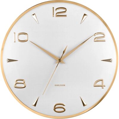 Ceas digital rotund alb Karlsson KA6017WH - Pentru perete sau masă Ceas digital rotund alb Karlsson KA6017WH - Pentru perete sau masă