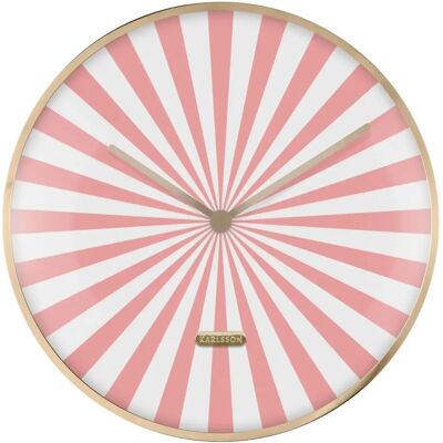Karlsson Candy Swirl Dome - Rosa Vægur - Vægur Karlsson Candy Swirl Dome - Rosa Vægur - Vægur