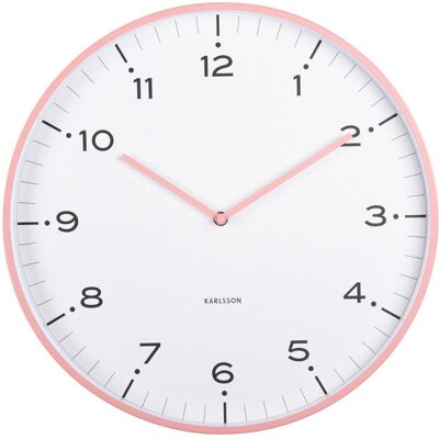 Karlsson KA6011PI Lyserød rund digital vægur - Væg/bordur Karlsson KA6011PI Lyserød rund digital vægur - Væg/bordur