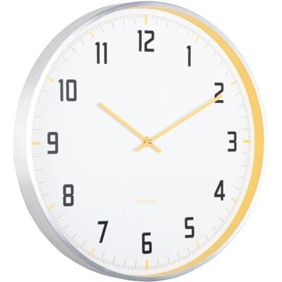 Karlsson Gelb Weiße Runde Quarzuhr - Uhr Karlsson Gelb Weiße Runde Quarzuhr - Uhr