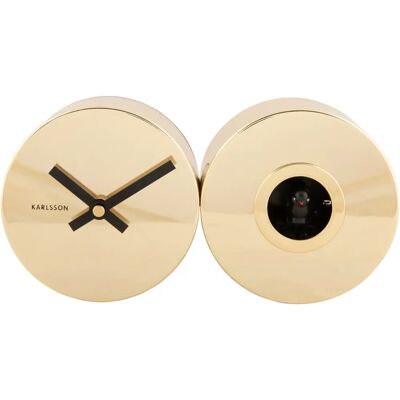 Karlsson KA5789GD Goldrunder Wanduhr - Wanduhr Karlsson KA5789GD Goldrunder Wanduhr - Wanduhr