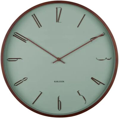 Karlsson Skandinavische Wanduhr 40cm aus dunklem Holz Karlsson Skandinavische Wanduhr 40cm aus dunklem Holz