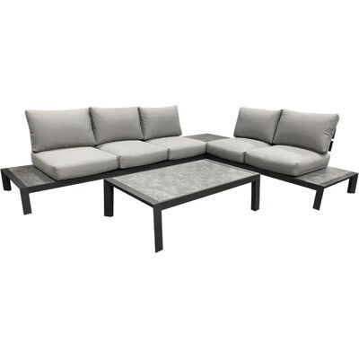 Lesli Living Evora Lounge Set - 5 Sitze - Modernes Outdoor-Möbel Lesli Living Evora Lounge Set - 5 Sitze - Modernes Outdoor-Möbel