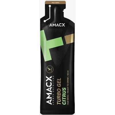 Amacx Turbo Gel - Sapore agrumi - Gel energetico 60g Amacx Turbo Gel - Sapore agrumi - Gel energetico 60g