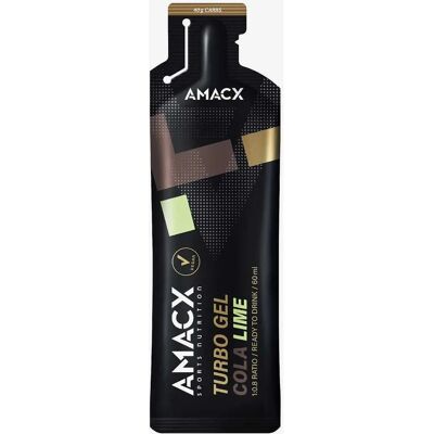 Gel energético Amacx Turbo Limón 60 g - Gel de energía Gel energético Amacx Turbo Limón 60 g - Gel de energía