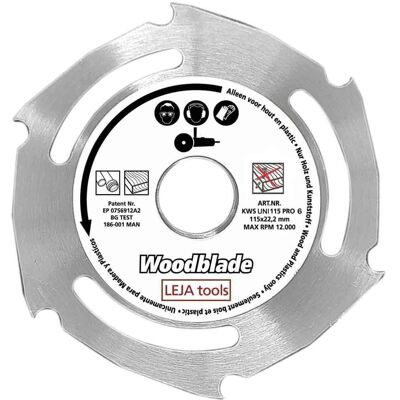 Disco da taglio Leja Tools Kwsuni115pro6 115mm - Universale, Taglio laser, Affilatura facile Disco da taglio Leja Tools Kwsuni115pro6 115mm - Universale, Taglio laser, Affilatura facile