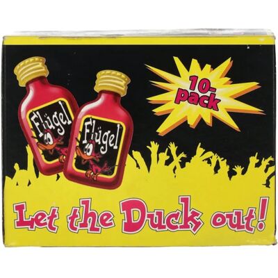 Liqueur Flügel - Rouge Fruité 10x0,02l - Publicité Liqueur Flügel - Rouge Fruité 10x0,02l - Publicité