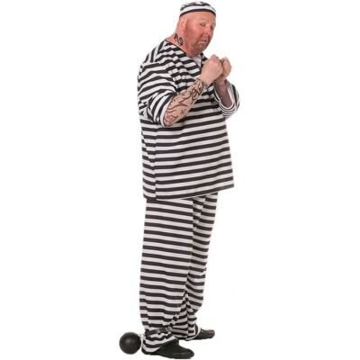 fashion4fun Inmate Csíkos férfi ruha - Jelmezek fashion4fun Inmate Csíkos férfi ruha - Jelmezek