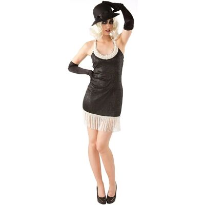 buttinette Vintage 20er Jahre Kleid - Fransen Perlenborte - Unisex buttinette Vintage 20er Jahre Kleid - Fransen Perlenborte - Unisex