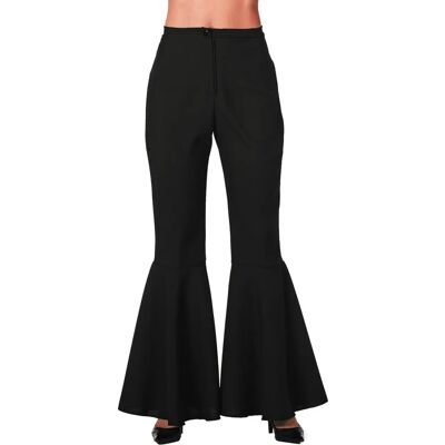 fashion4fun Schwarze Schlaghose Scarlett - 70er Partyhose fashion4fun Schwarze Schlaghose Scarlett - 70er Partyhose