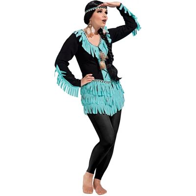 buttinette Türkis Indianerkostüm für Damen - Gr. 36 - Unisex buttinette Türkis Indianerkostüm für Damen - Gr. 36 - Unisex