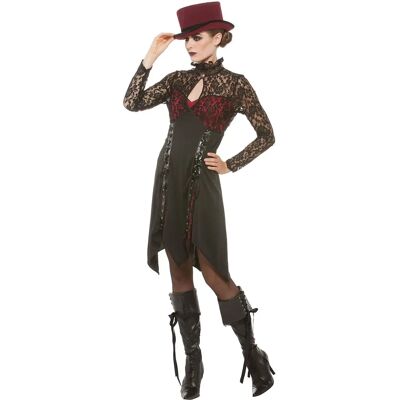 buttinette Vampirella-Kleid – Größe 38/40 – Halloween Kostüm buttinette Vampirella-Kleid – Größe 38/40 – Halloween Kostüm