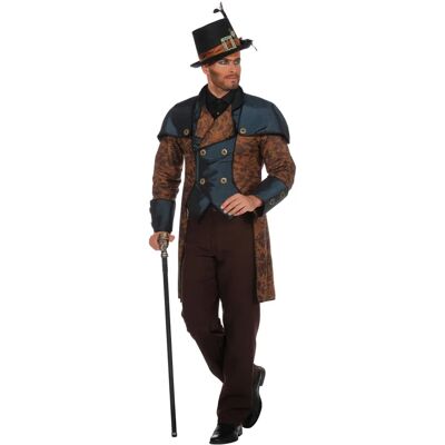 Wilbers Mister Blue Modello 56 - Costume Steampunk Uomo Wilbers Mister Blue Modello 56 - Costume Steampunk Uomo