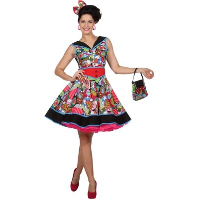 fashion4fun Pop Art Kleid Damenkostüm - Bunt fashion4fun Pop Art Kleid Damenkostüm - Bunt