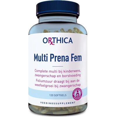 Orthica Multi Prena Fem - Zwangerschapsmultivitamine Orthica Multi Prena Fem - Zwangerschapsmultivitamine