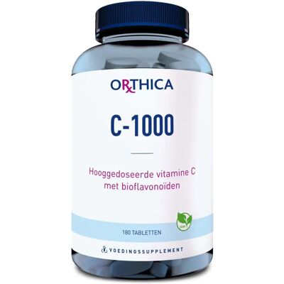 Orthica Vitamine C-1000 - Ondersteunt Immuniteit, Energie, Bloedvaten Orthica Vitamine C-1000 - Ondersteunt Immuniteit, Energie, Bloedvaten