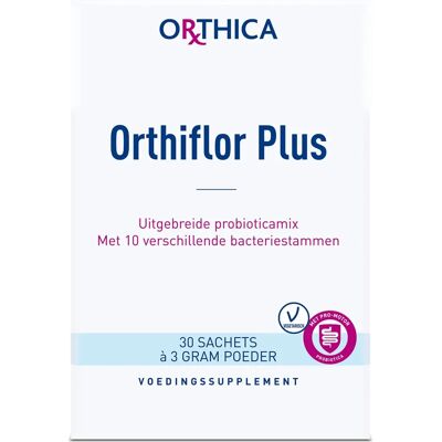 Orthica Orthiflor plus - Probiotisch voedingssupplement - 30 zakjes Orthica Orthiflor plus - Probiotisch voedingssupplement - 30 zakjes