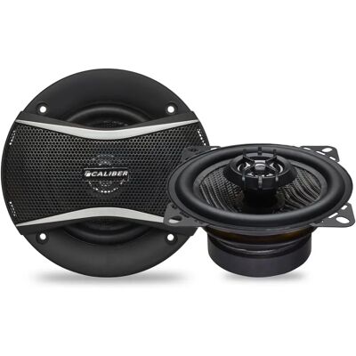 Haut-parleurs auto Caliber - 10cm 2-voies coaxial - 80W Max - Publicité Haut-parleurs auto Caliber - 10cm 2-voies coaxial - 80W Max - Publicité