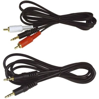 Caliber CLA 150.2 Audiokabel - Schwarz - 3,5 mm RCA Caliber CLA 150.2 Audiokabel - Schwarz - 3,5 mm RCA