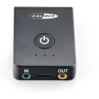 Caliber Transmetteur Récepteur Bluetooth - 10h, 10m, 2-en-1 Caliber Transmetteur Récepteur Bluetooth - 10h, 10m, 2-en-1