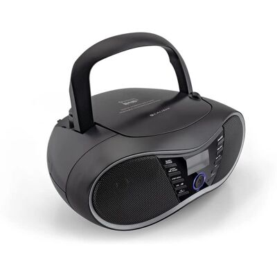 Radio portable Caliber HBC434DAB-BT avec Bluetooth, DAB+, FM, CD, USB, Réveil - Publicité Radio portable Caliber HBC434DAB-BT avec Bluetooth, DAB+, FM, CD, USB, Réveil - Publicité