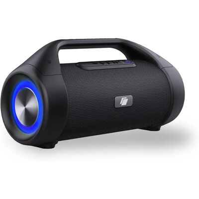 Haut-parleur Bluetooth Caliber HPG440BT Élégance - Portable, 100W, Résistant aux éclaboussures - Publicité Haut-parleur Bluetooth Caliber HPG440BT Élégance - Portable, 100W, Résistant aux éclaboussures - Publicité
