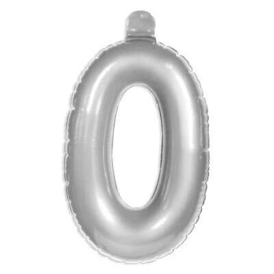 Jouet gonflable Folat 20221 - Ballon chiffre 0 Argent Jouet gonflable Folat 20221 - Ballon chiffre 0 Argent