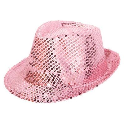 Folat 22536 Chapeau de déguisement rose à paillettes Folat 22536 Chapeau de déguisement rose à paillettes