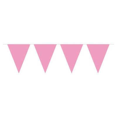 Folat 22615 Rosa Wimpelkette - Garland, Plastik, 10m Folat 22615 Rosa Wimpelkette - Garland, Plastik, 10m