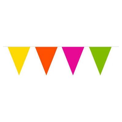 Folat Partygirlande - 10m Bunte Flaggen Folat Partygirlande - 10m Bunte Flaggen