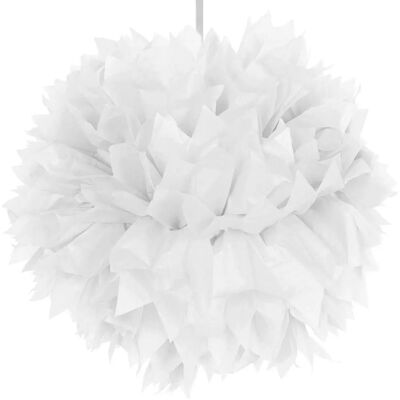 Folat BV Weiß Pompom - Dekorationsballon Folat BV Weiß Pompom - Dekorationsballon