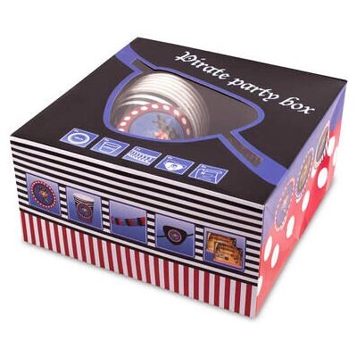 Folat Party-Box Pirata - 25 pezzi Decorazione per compleanni Folat Party-Box Pirata - 25 pezzi Decorazione per compleanni