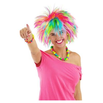 Perücke arc-en-ciel Folat 26726 pour adultes - Accessoire de déguisement Perücke arc-en-ciel Folat 26726 pour adultes - Accessoire de déguisement