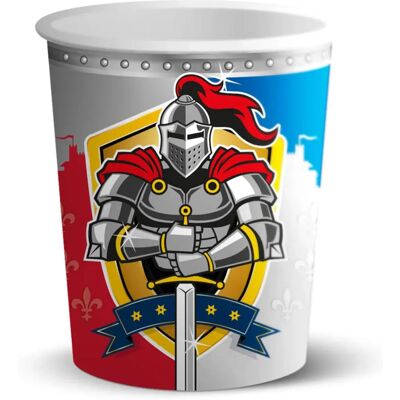 Folat Ridders Veelkleuren Bekers - Drinkware Folat Ridders Veelkleuren Bekers - Drinkware