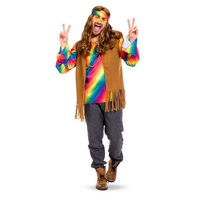 Folat 63382 Costume Hippie da Uomo - Per Feste Folat 63382 Costume Hippie da Uomo - Per Feste