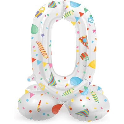 Folat BV Stehende Folieballon Joyful Party 0 -72cm Folat BV Stehende Folieballon Joyful Party 0 -72cm