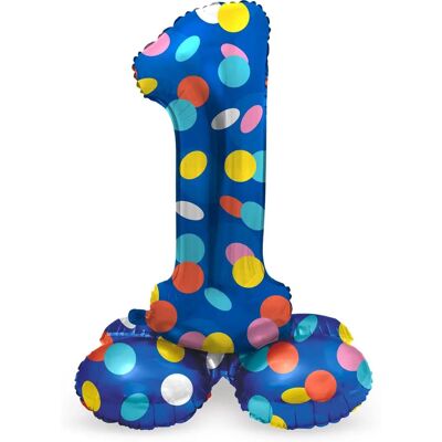Folat Bv Ballon en Feuille Debout Points Colorés 1 - 72cm - Ballon en Feuille Folat Bv Ballon en Feuille Debout Points Colorés 1 - 72cm - Ballon en Feuille