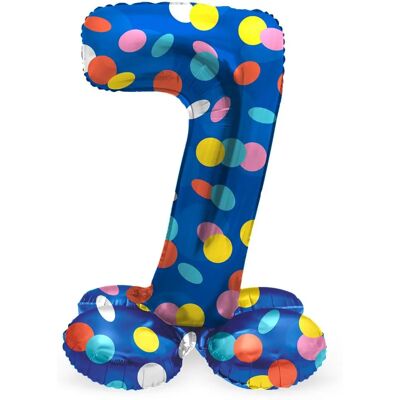 Folat BV 7 Modell Bunte Punkte - Folieballon Folat BV 7 Modell Bunte Punkte - Folieballon