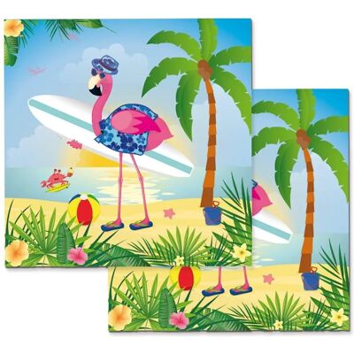 Tovaglioli Flamingo Folat - Decorazioni Estive Tovaglioli Flamingo Folat - Decorazioni Estive