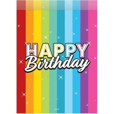 Folat Regenbogen Geburtstag Partybeutel - Party Bags Folat Regenbogen Geburtstag Partybeutel - Party Bags