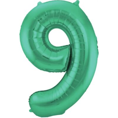 My Other Me Ballon en foil vert métallique 86 cm - Ballon My Other Me Ballon en foil vert métallique 86 cm - Ballon
