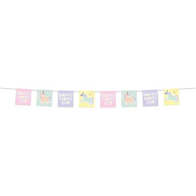 Folat BV Einhörner & Regenbögen Party Banner - 6m Folat BV Einhörner & Regenbögen Party Banner - 6m